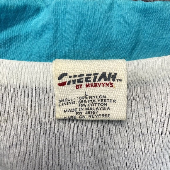 CHEETAH Mervyns 90s Windbreaker Zip Jacket and Pants Men L Large Vintage - Picture 3 of 12